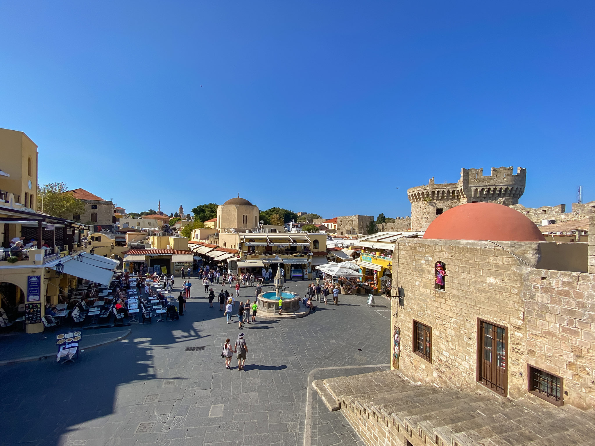 Hippocrates Square, Rhodes Old Town